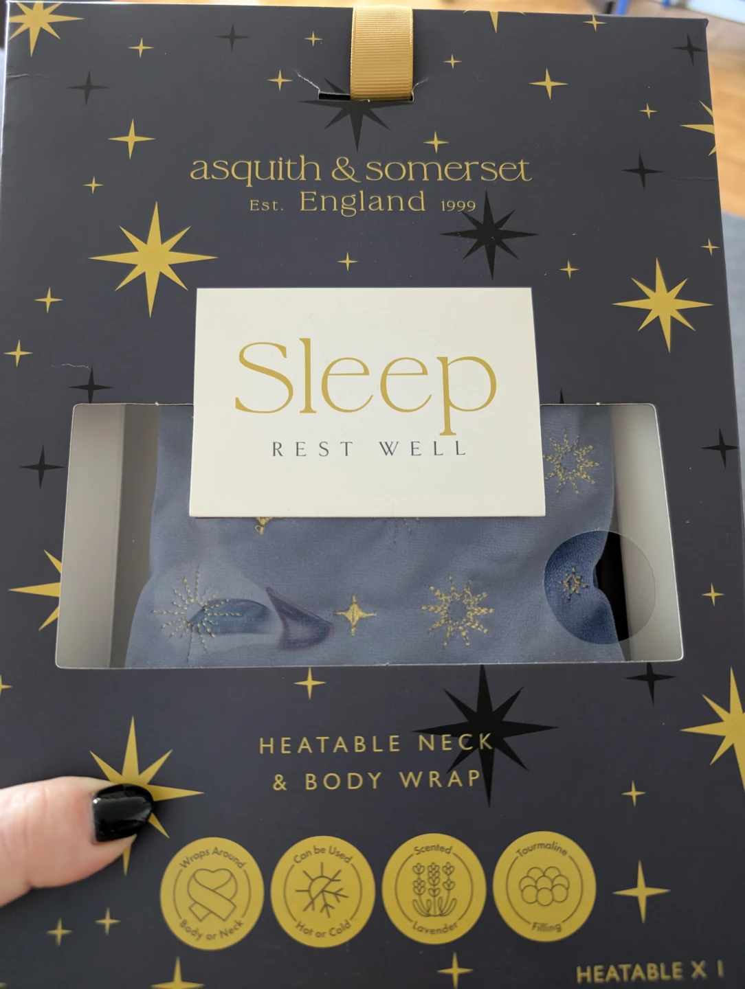 Asquith & Somerset Sleep Rest Well Heatable Neck & Body Wrap