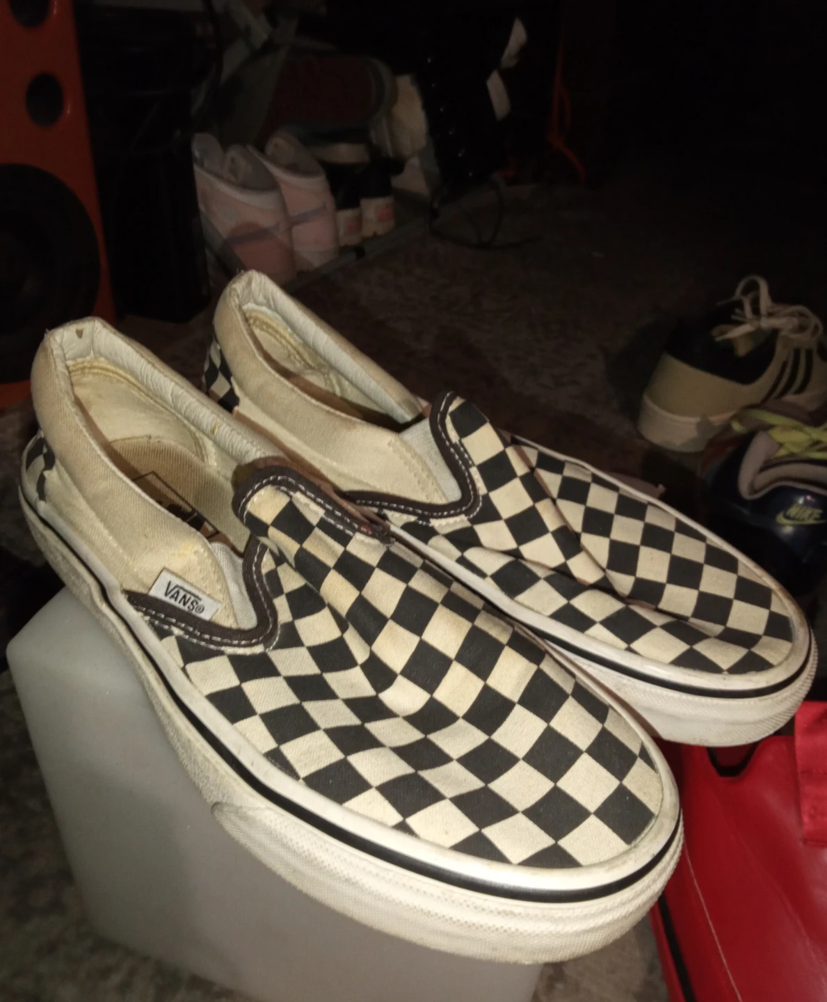 Vans Checkerboard Slip-On Sneakers