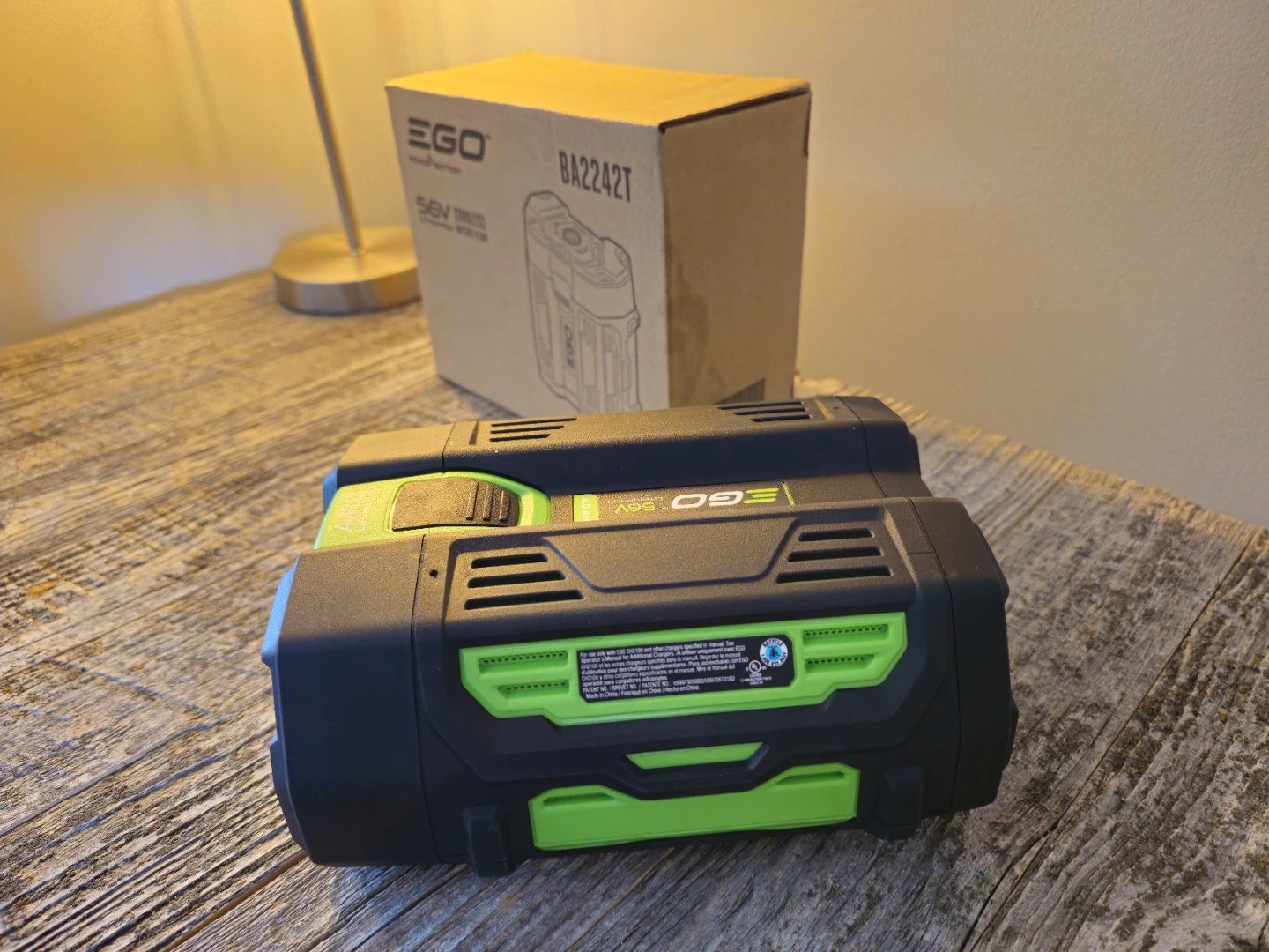 EGO 56V 4.0 Ah Lithium-Ion Battery BA2242T - photo 4