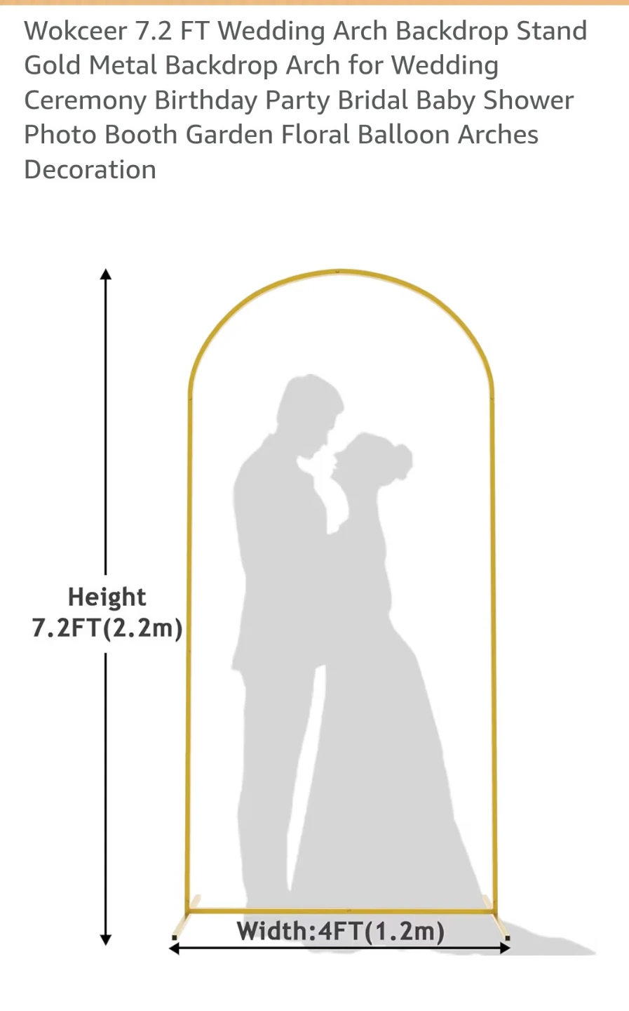 Wedding/party backdrop stand*new* - photo 3