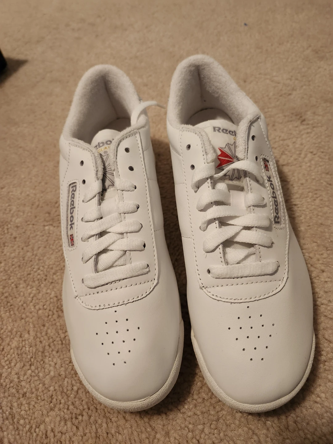Reebok Princess Classic White Women's Sneakers - Size 9 - photo 4