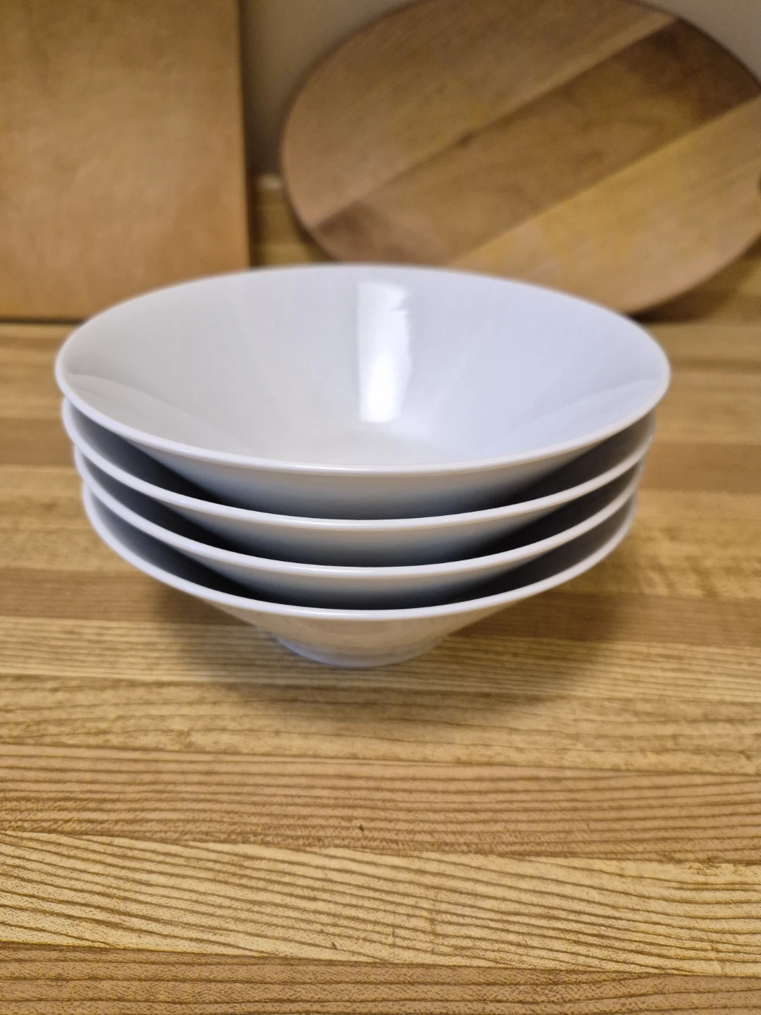 Set of 4 White Bowls: As New (Japanese style) - photo 2