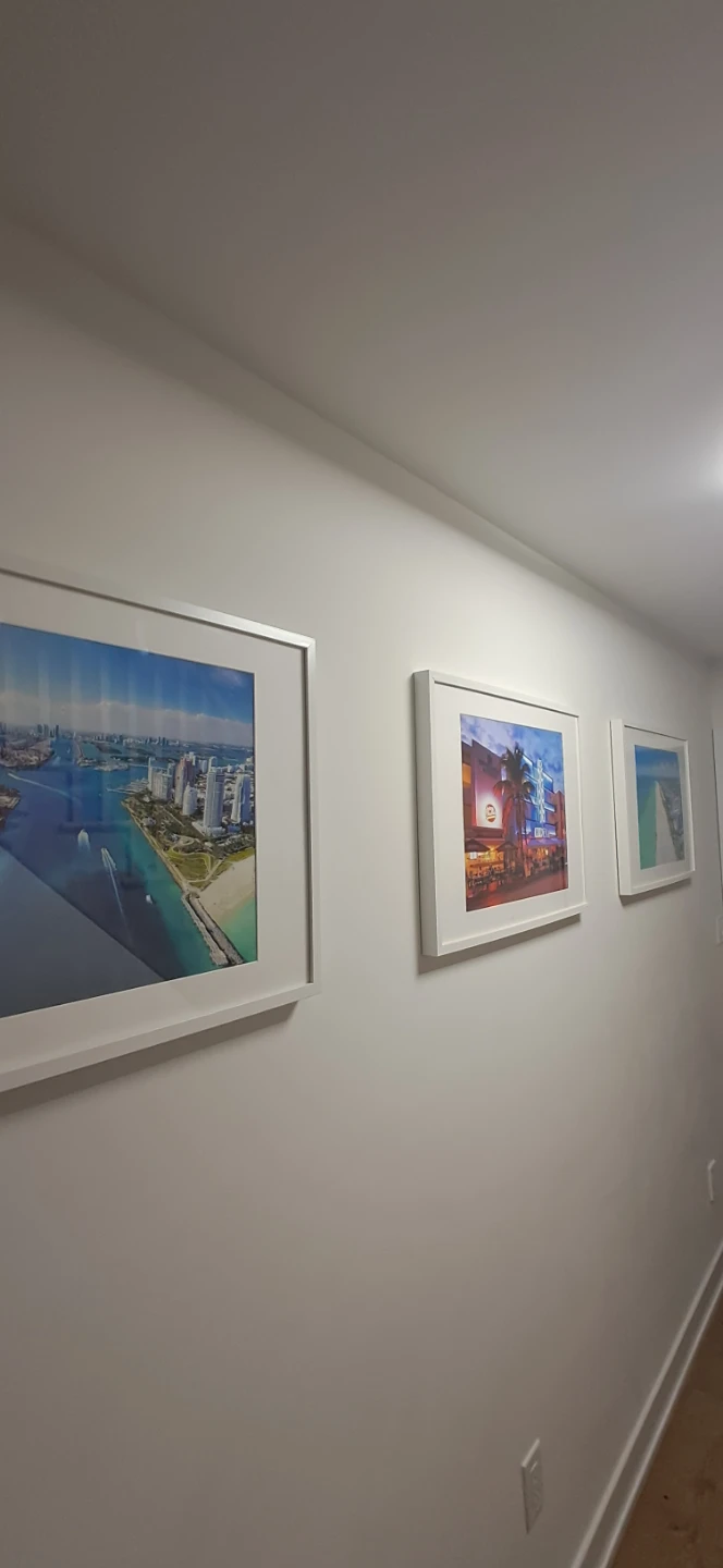 Framed Art Prints - Cityscape and Beach Scenes (Set of 3) - photo 3