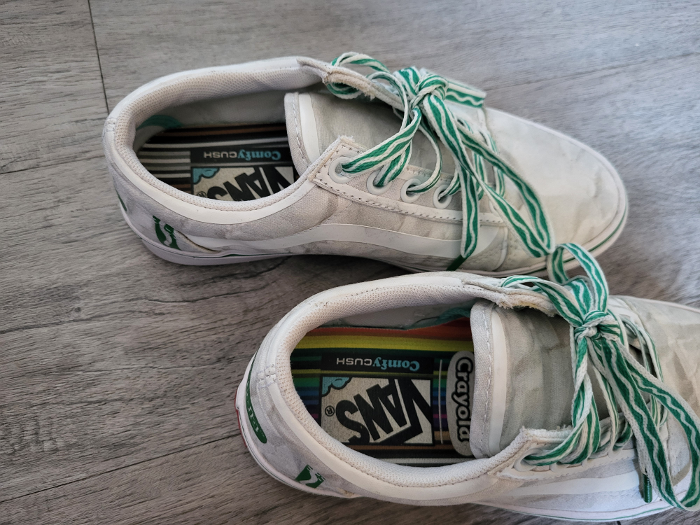Vans x Crayola ComfyCush Old Skool Teen Shoes - photo 2