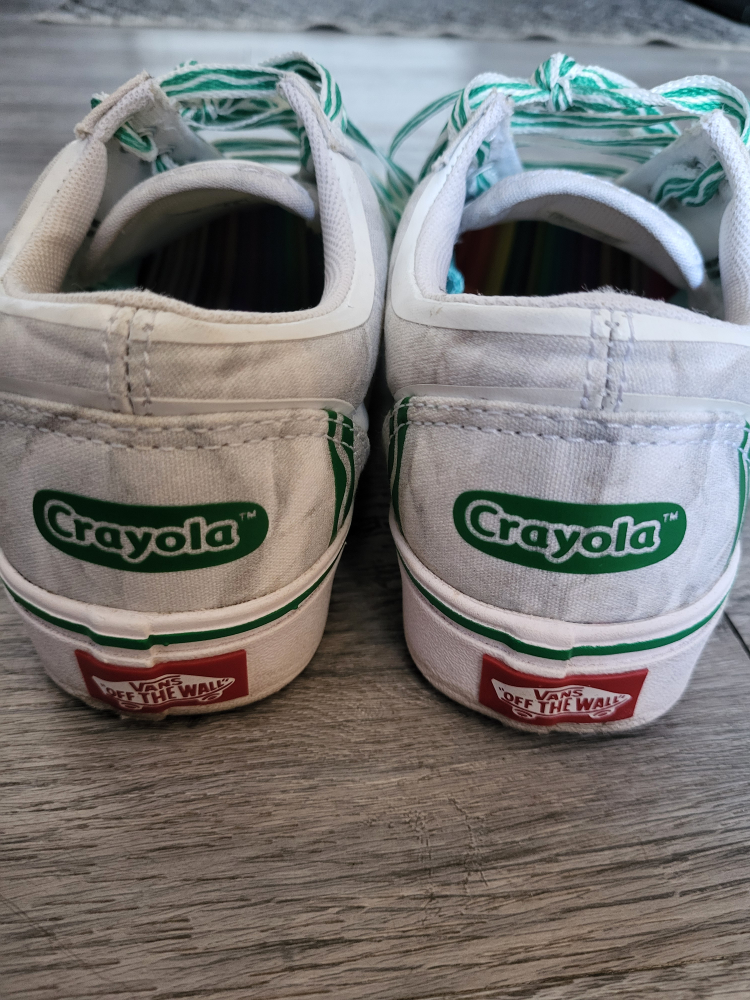 Vans x Crayola ComfyCush Old Skool Teen Shoes - photo 3