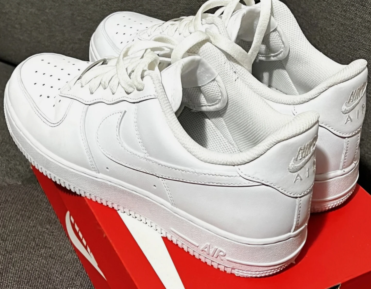 Nike Air Force 1 Men's Sneakers - White - photo 3