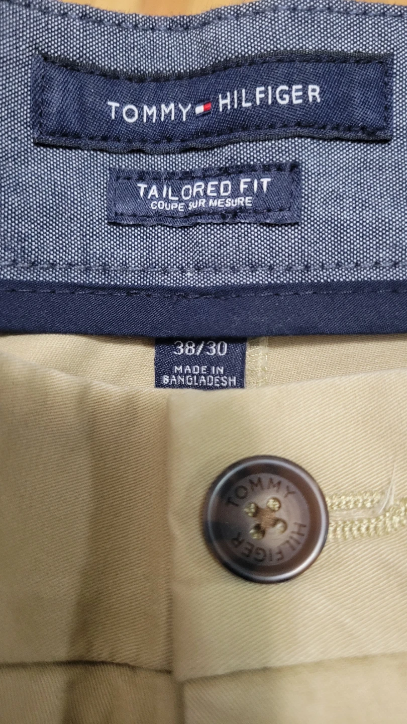 Tommy Hilfiger Tailored Fit Khaki Pants 38/30 - photo 2
