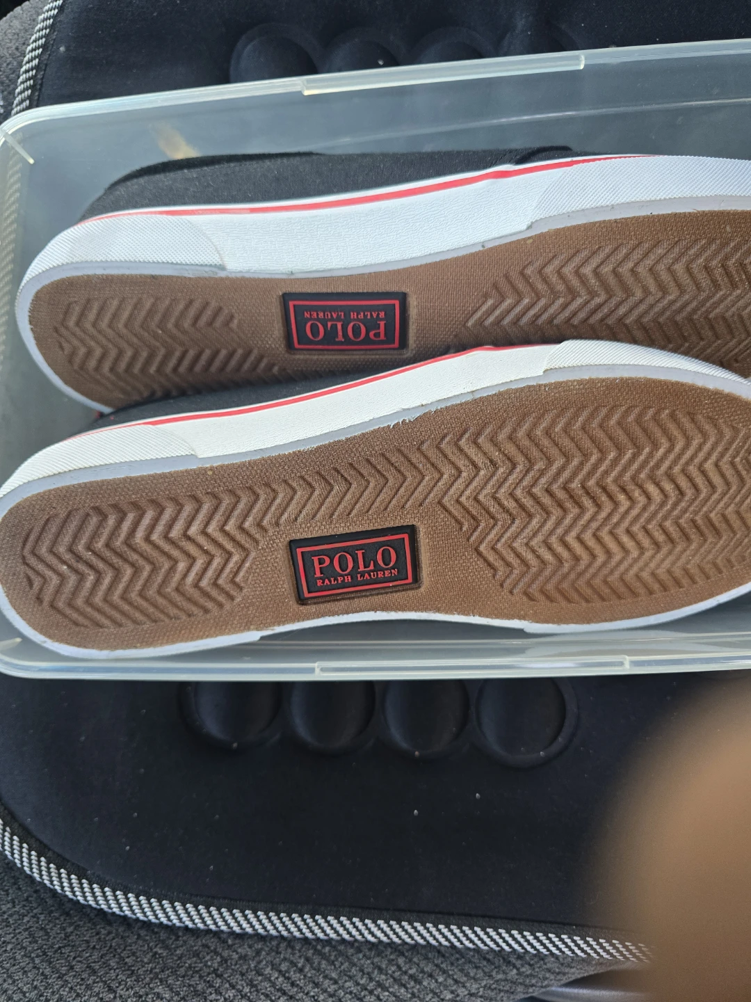 Polo Ralph Lauren Black Canvas Sneakers - photo 3