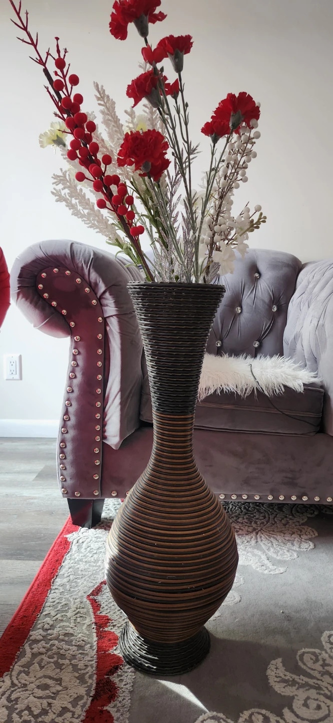 Woven Tall Decorative Vase - photo 2