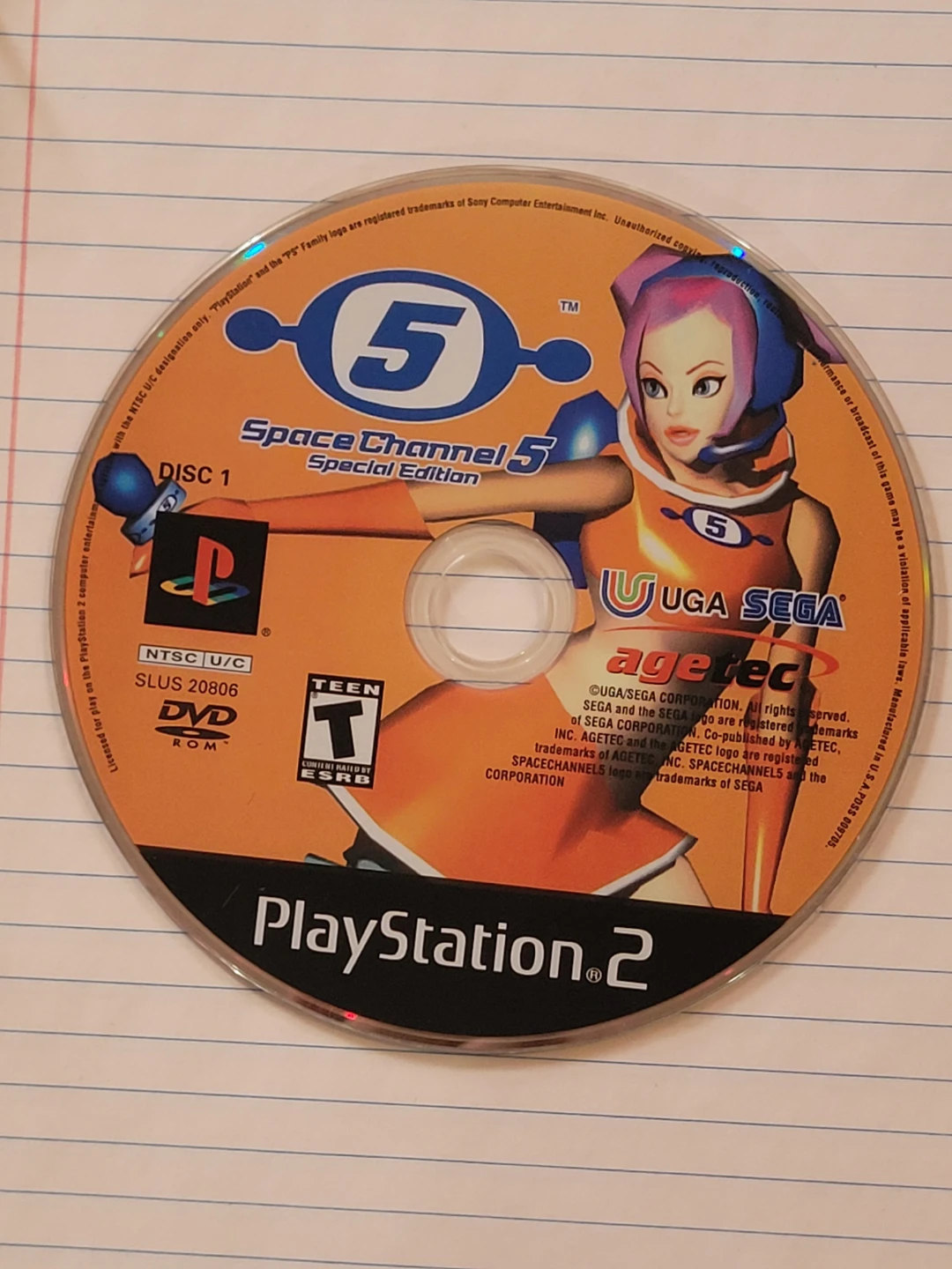 Space Channel 5 Special Edition PlayStation 2 Game