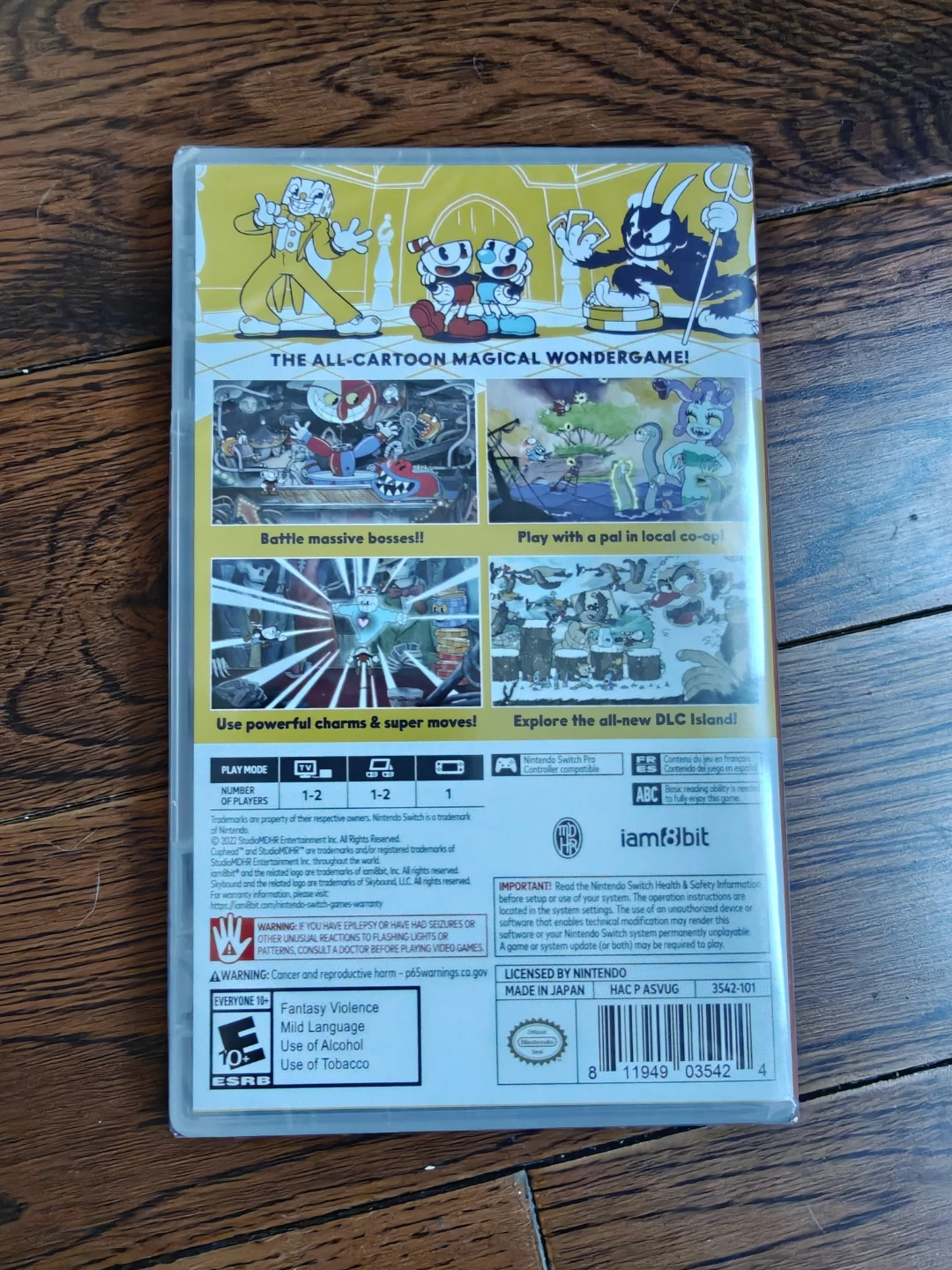 Cuphead Nintendo Switch / Switch 2 (new, sealed) - photo 2
