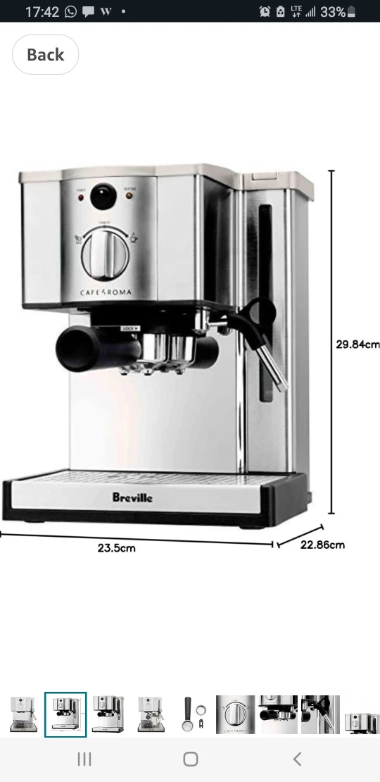 Breville The Cafe Roma Espresso Machine - photo 2