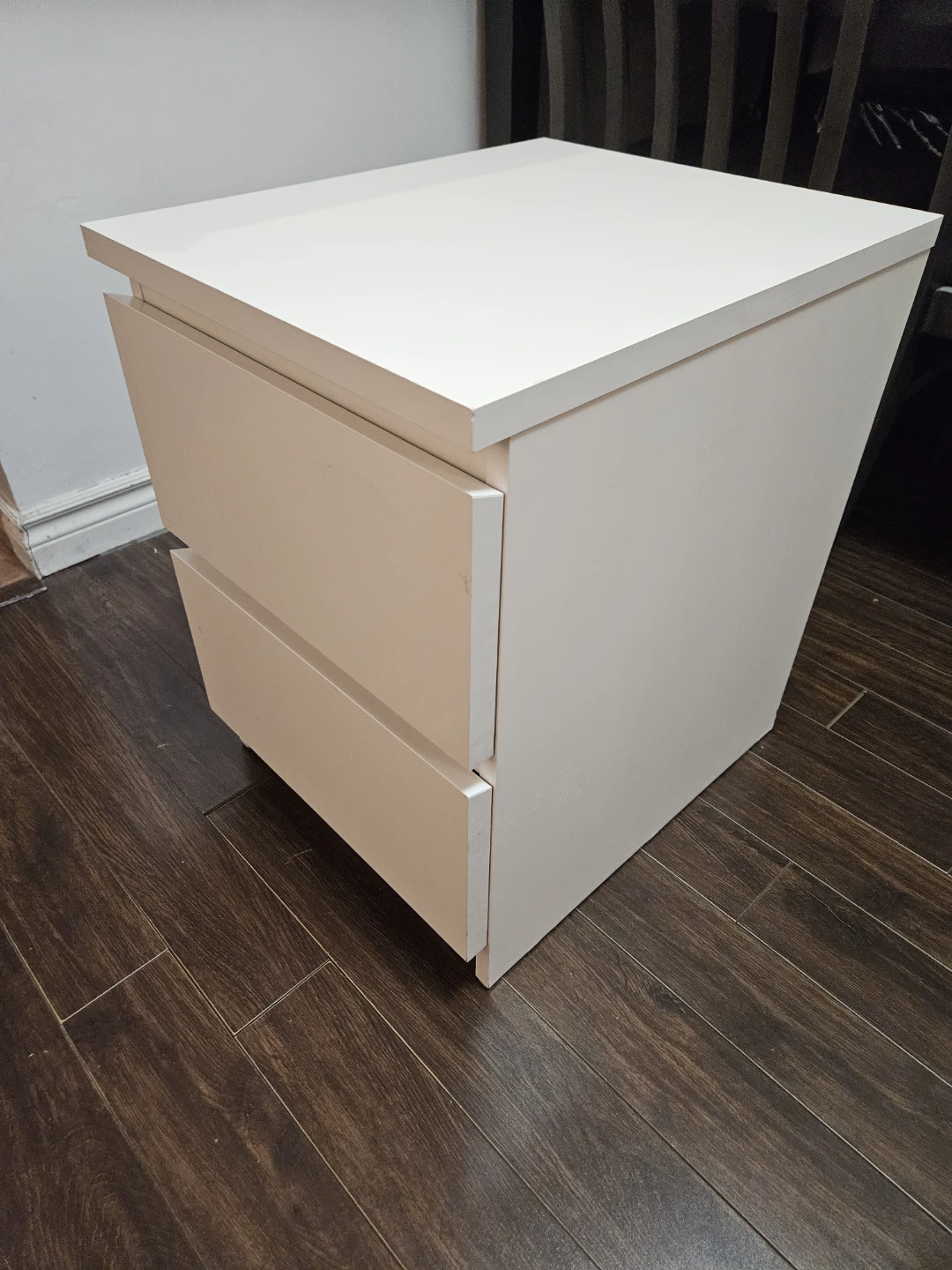 IKEA MALM 2-Drawer Nightstand – White - photo 3
