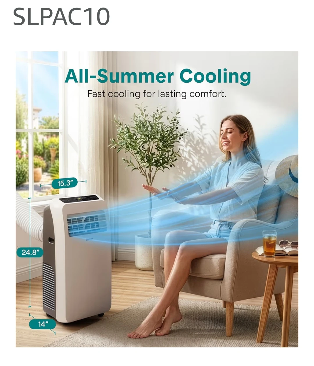 SereneLife SLPAC10 Portable Air Conditioner - photo 3