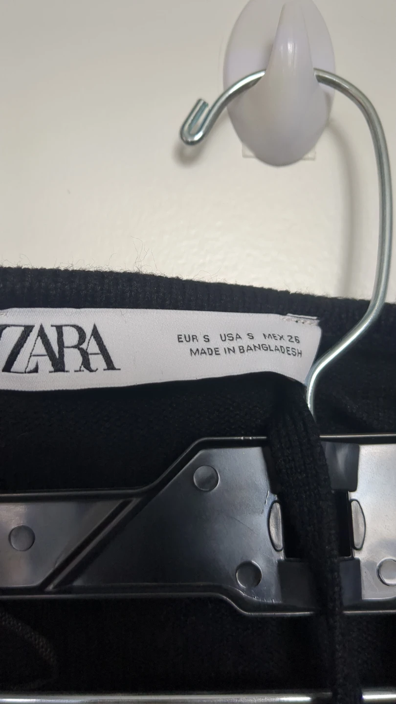 Black Zara Cropped Wrap Top - photo 3