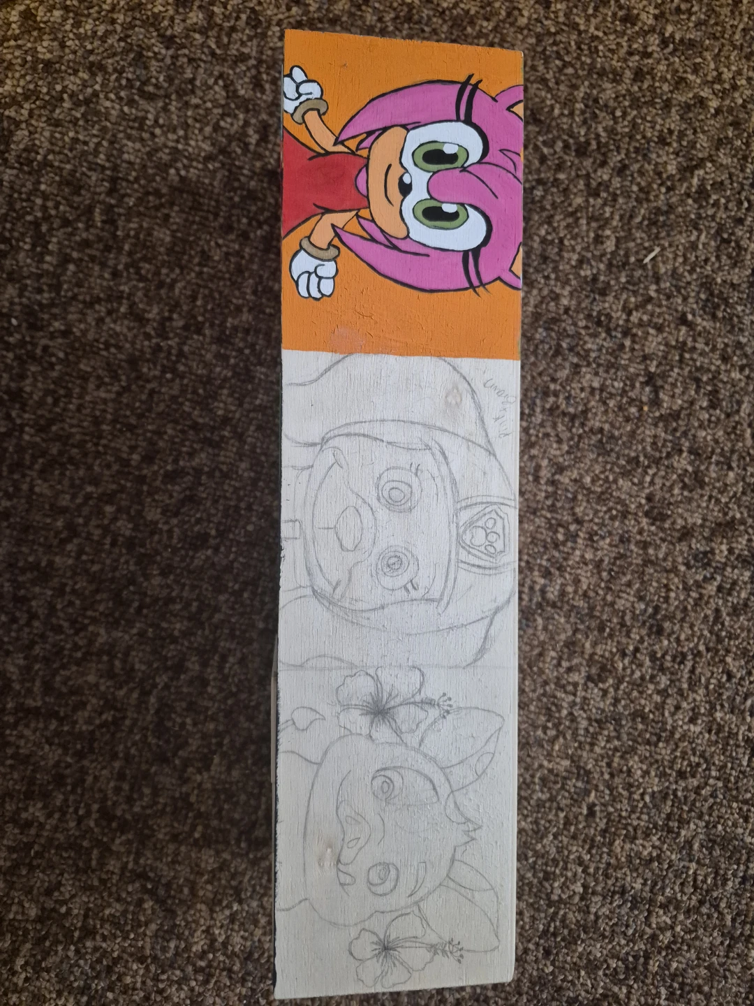Wooden Storage Box with Cartoon Characters - photo 2