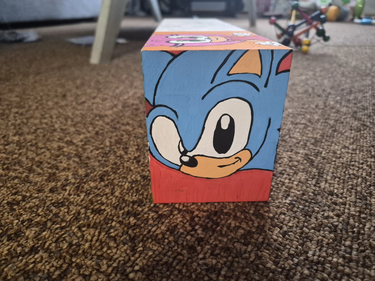 Wooden Storage Box with Cartoon Characters - photo 4