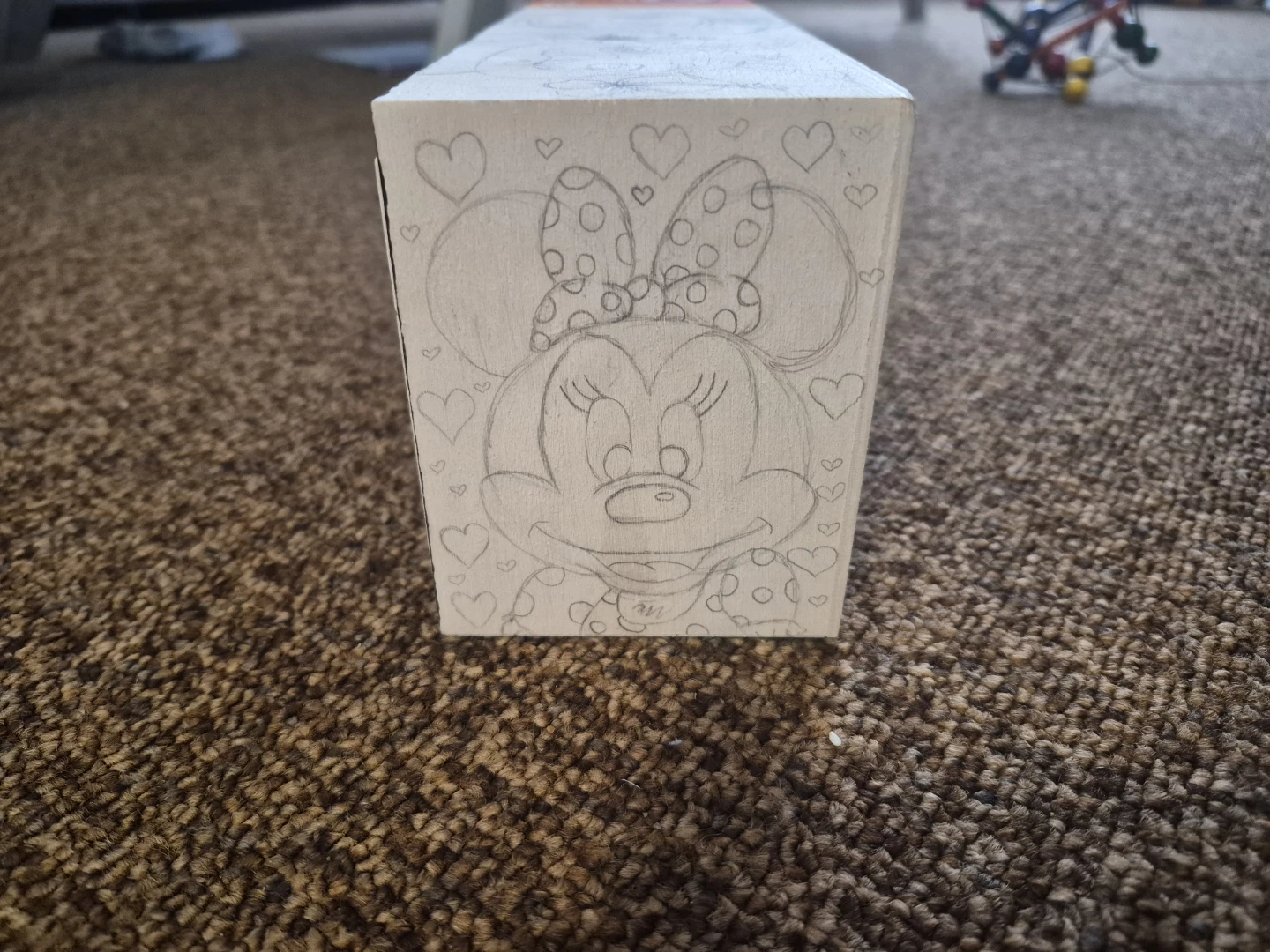 Wooden Storage Box with Cartoon Characters - photo 5