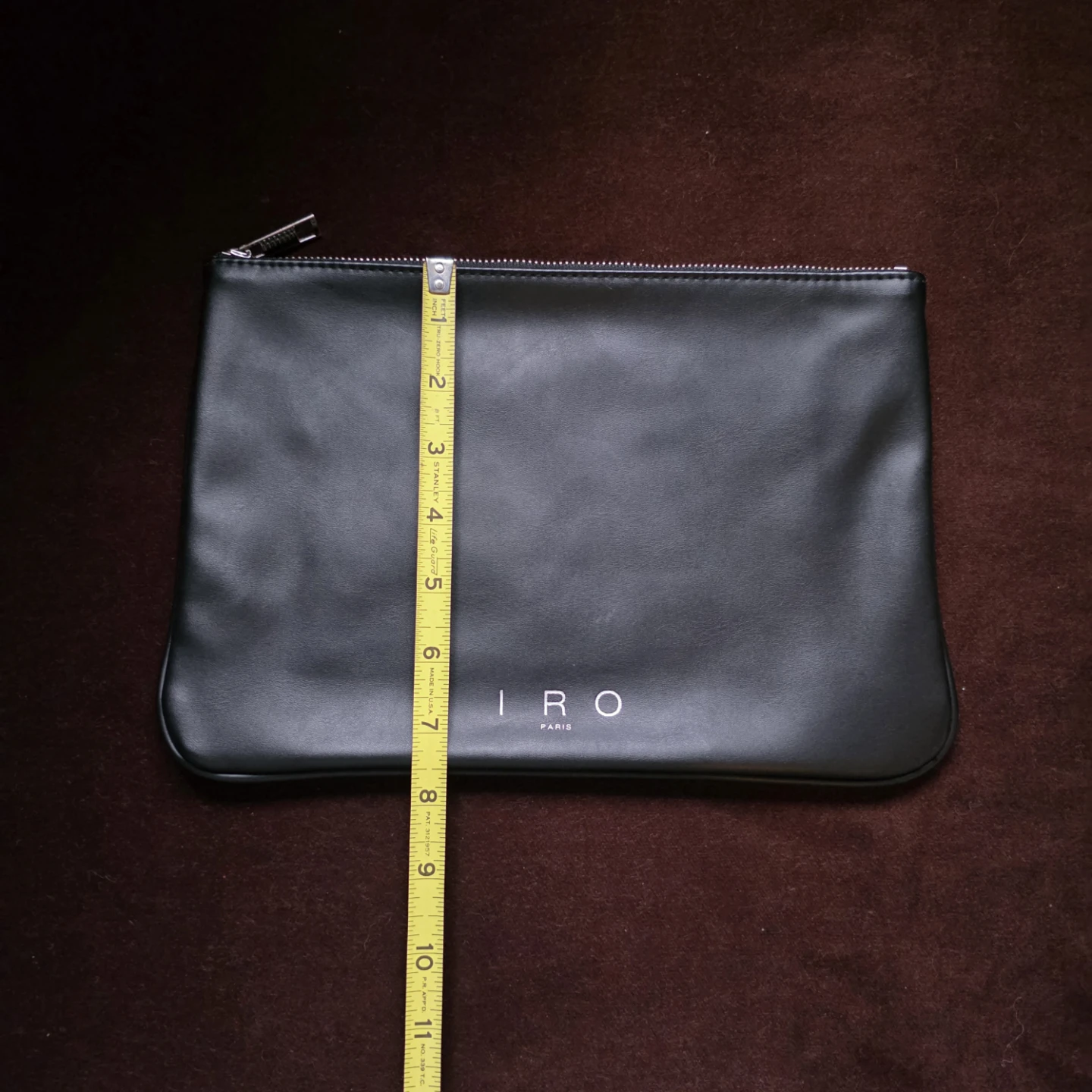 IRO Paris Black Leather Clutch - photo 2