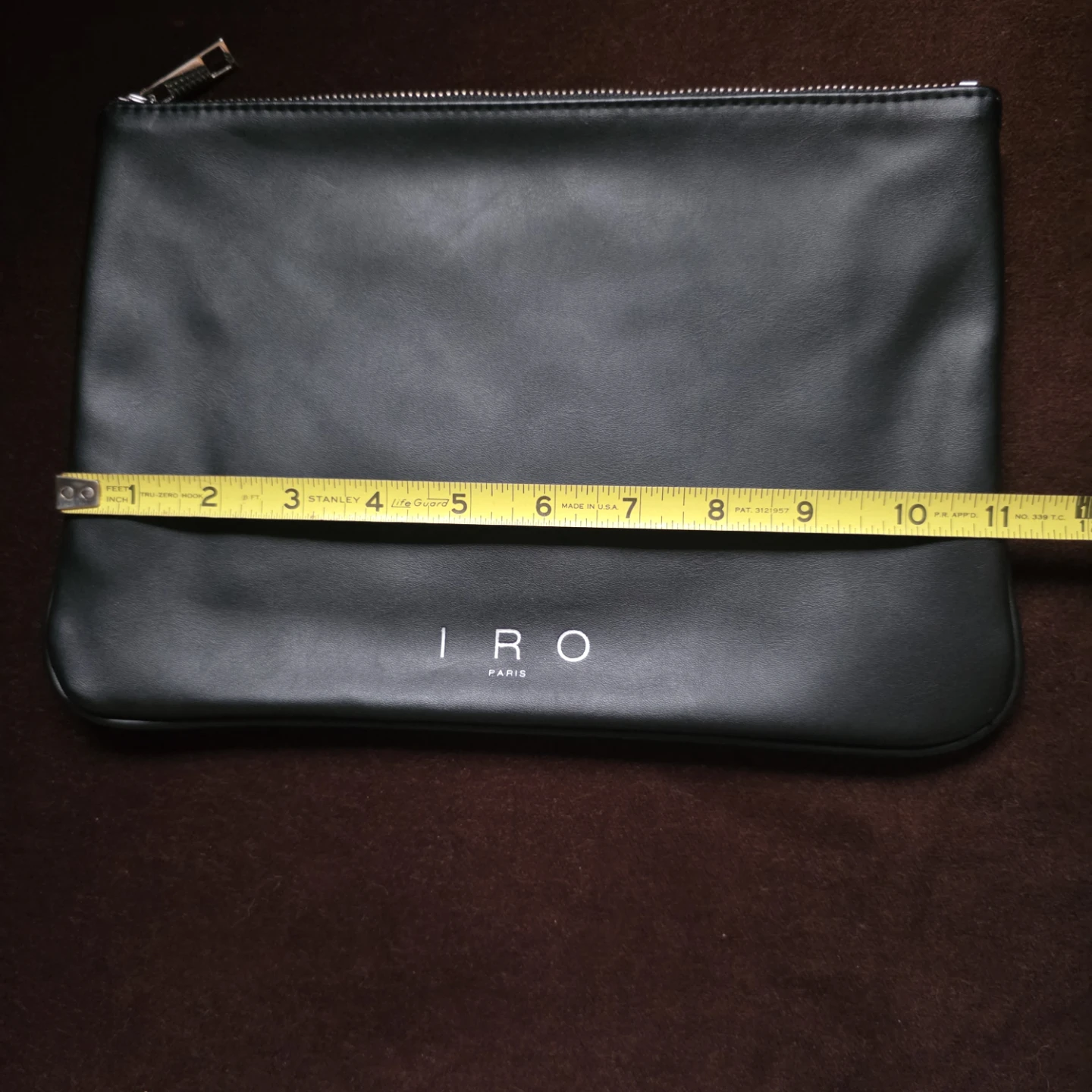IRO Paris Black Leather Clutch - photo 3