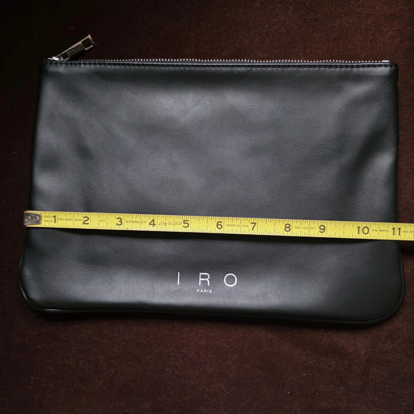 IRO Paris Black Leather Clutch - photo 4