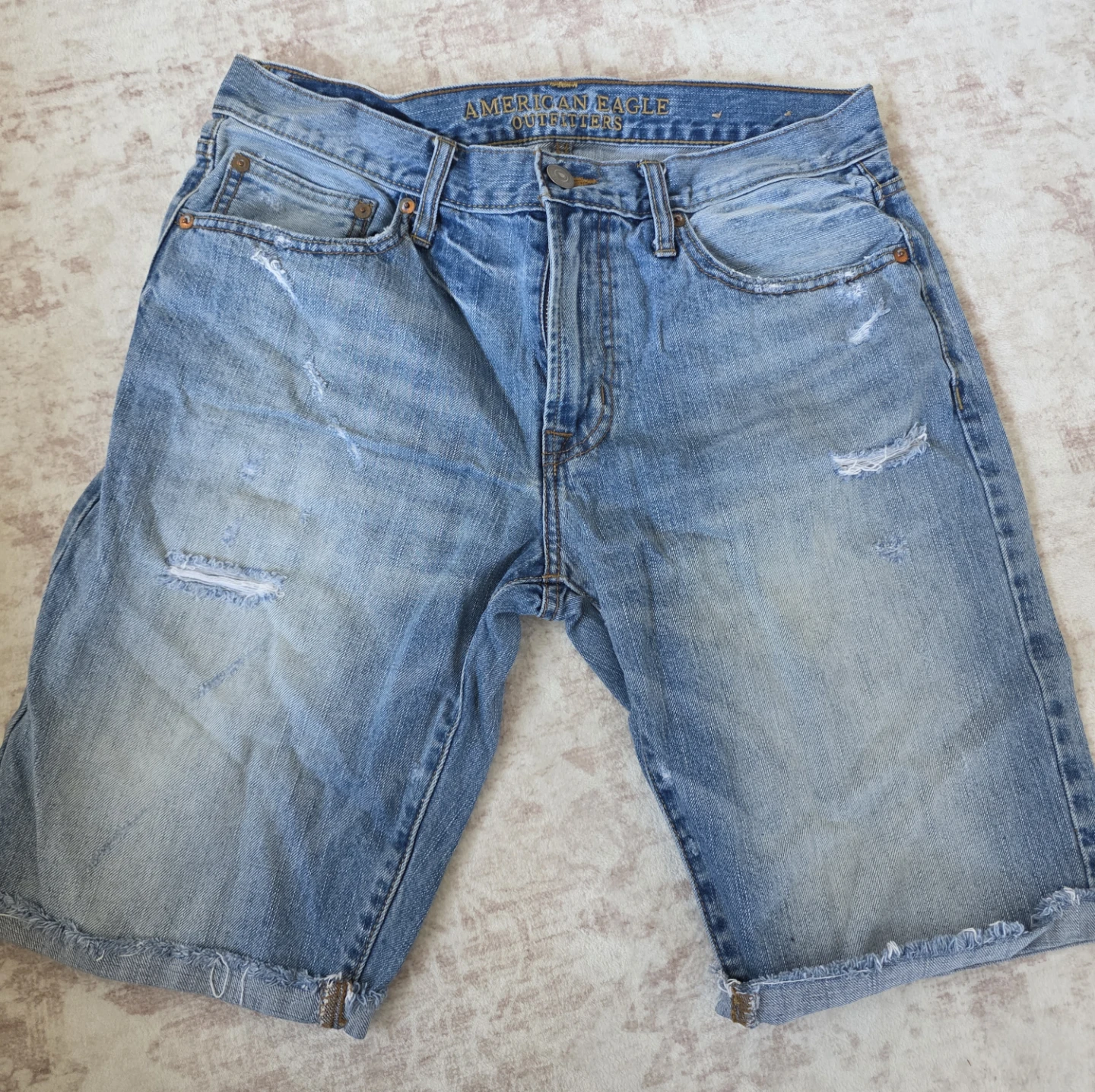 American Eagle Outfitters Distressed Denim Shorts