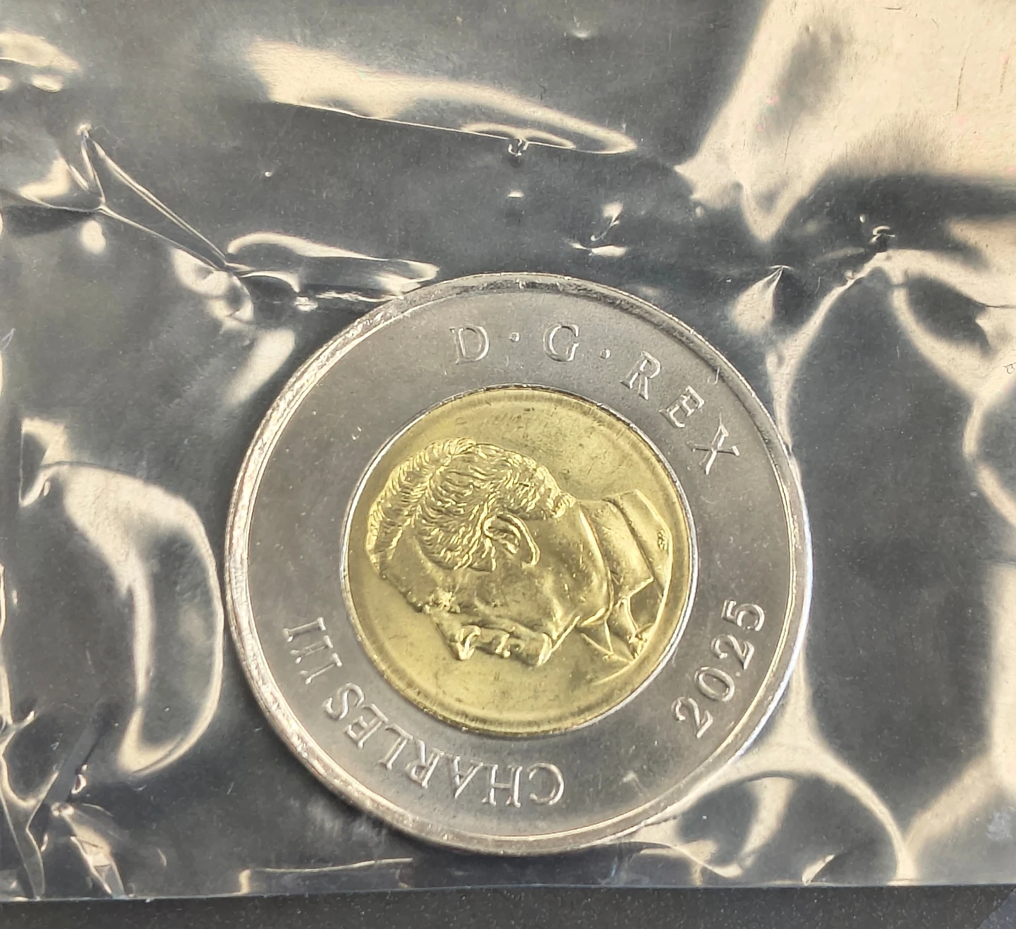 2 Dollars ‐ Charles III CN Tower; colourized 2026 - photo 2