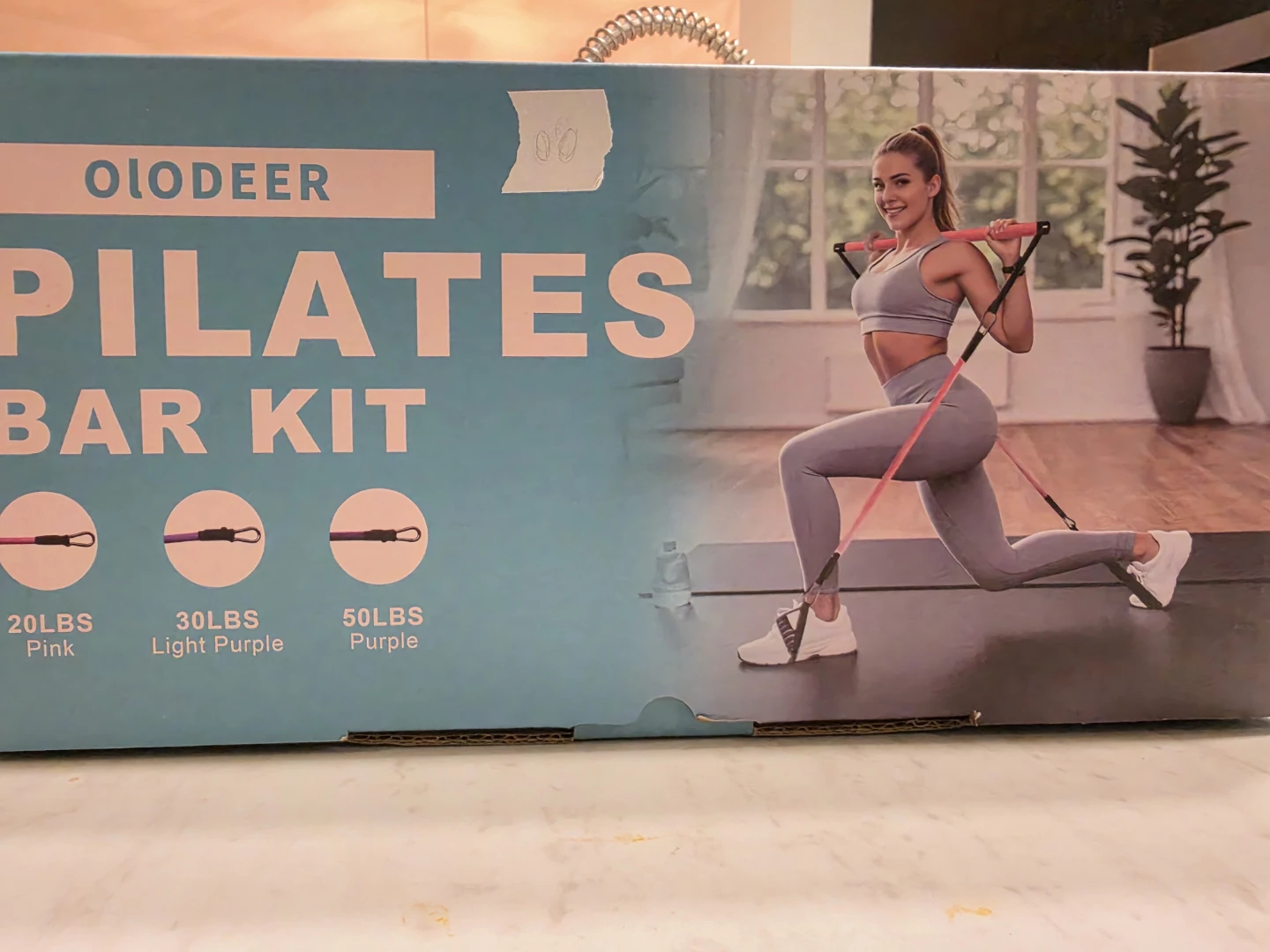 OIO DEER Pilates Bar Kit with Resistance Bands