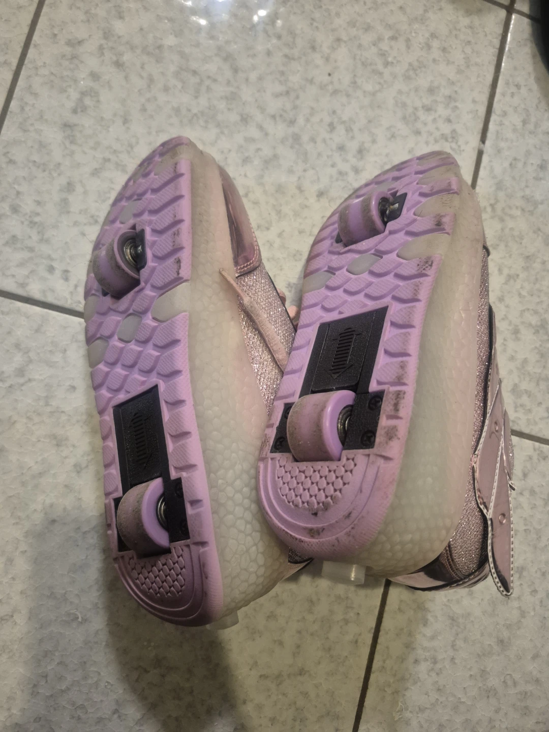 Pink Glitter Roller Shoes - Size 36 - photo 2