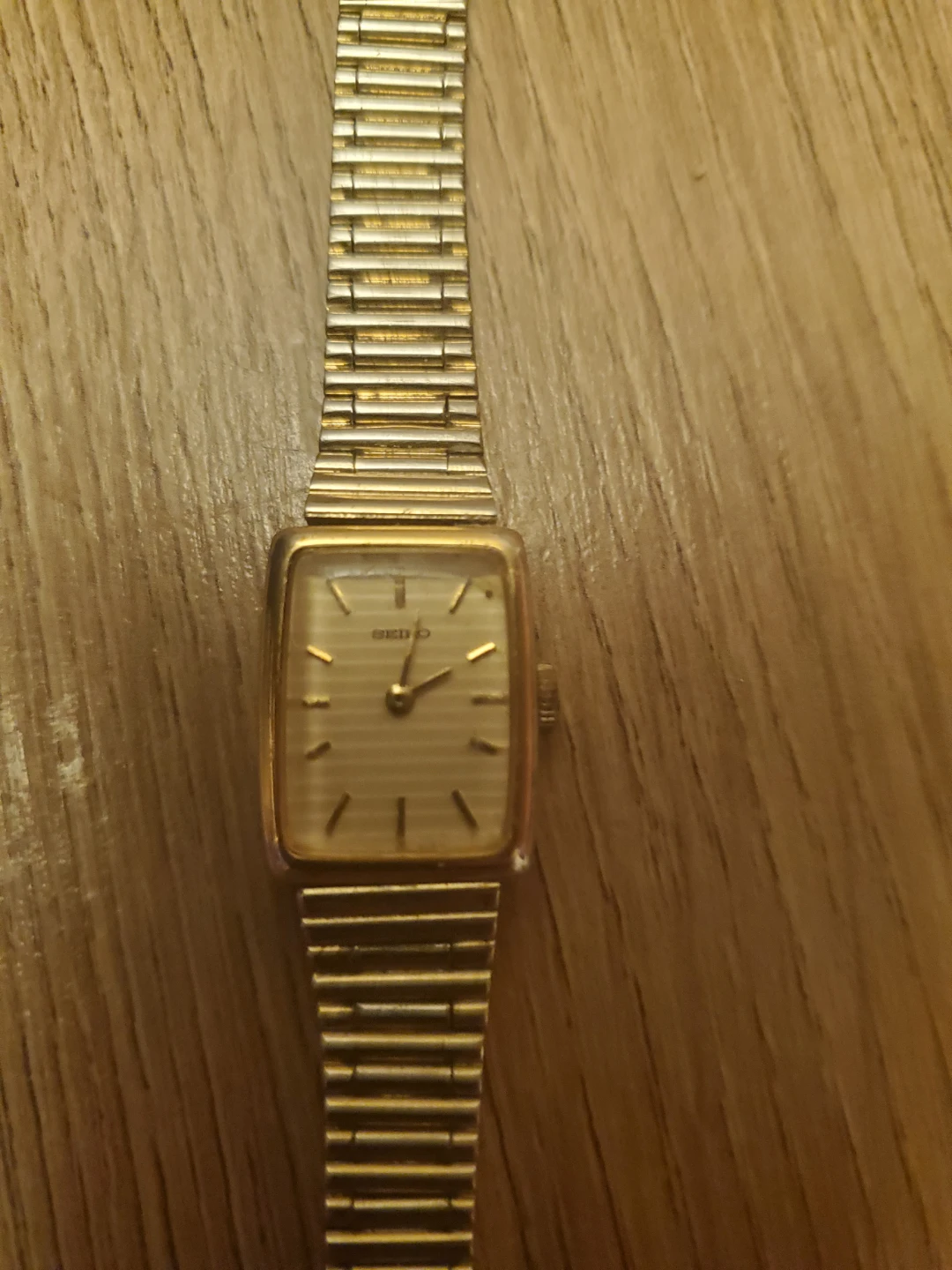Seiko Women's Gold Tone Square Watch - photo 4