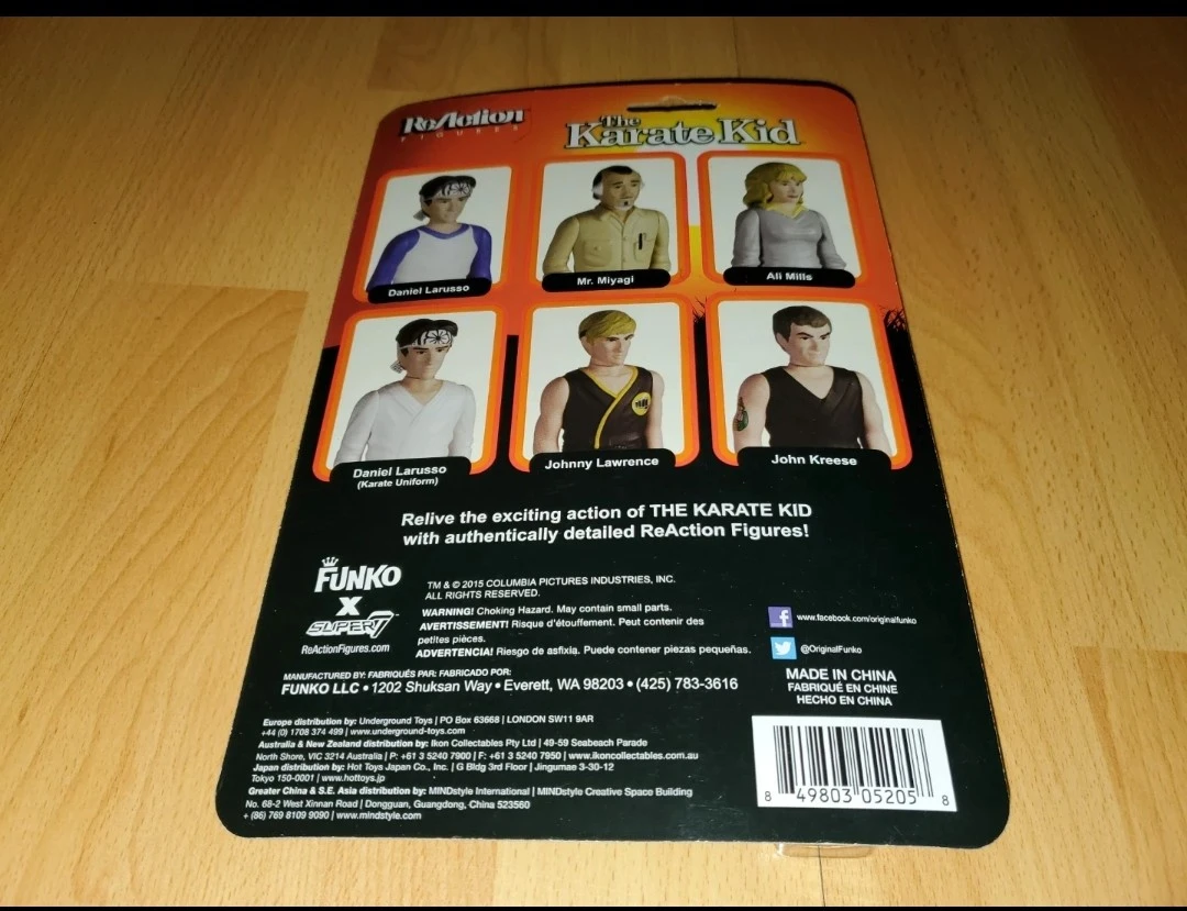 2015 The Karate Kid Mr. Miyagi Funko ReAction Figure 3.75" - photo 2
