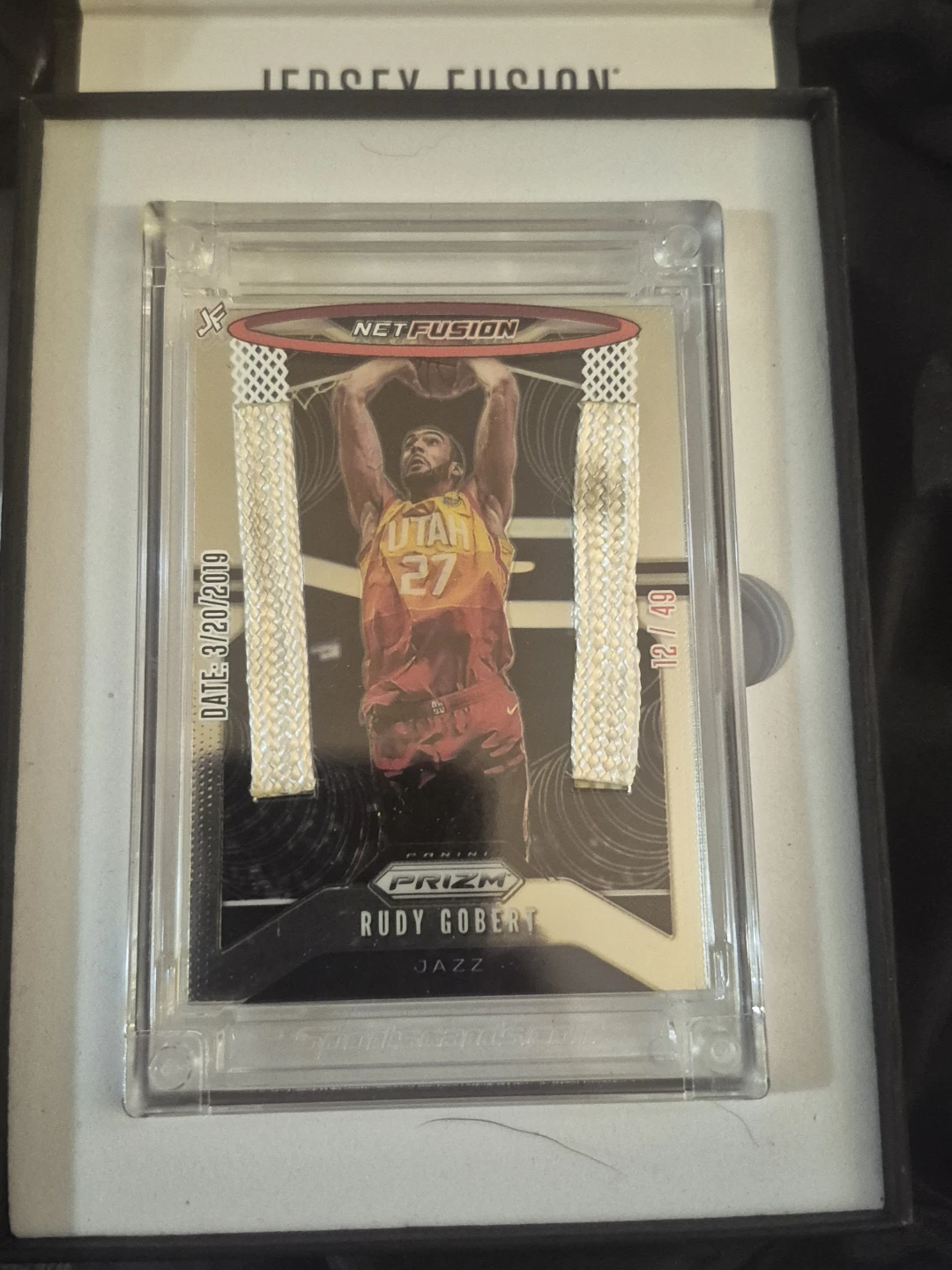 Jersey Fusion Rudy Gobert Trading Card