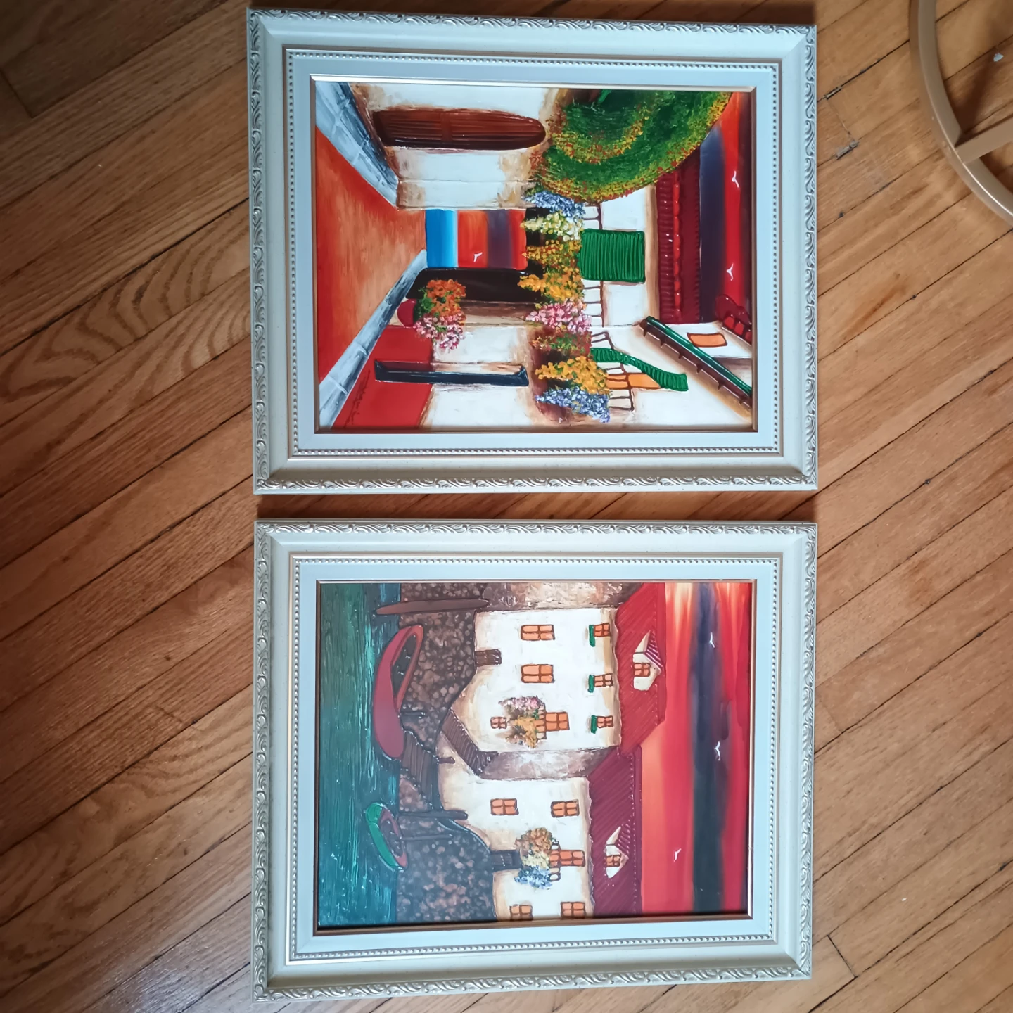 Set of two paintings . 17.5 * 14.5