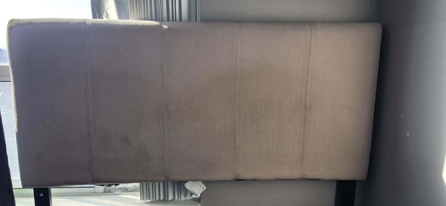 Upholstered Headboard and Bed Frame