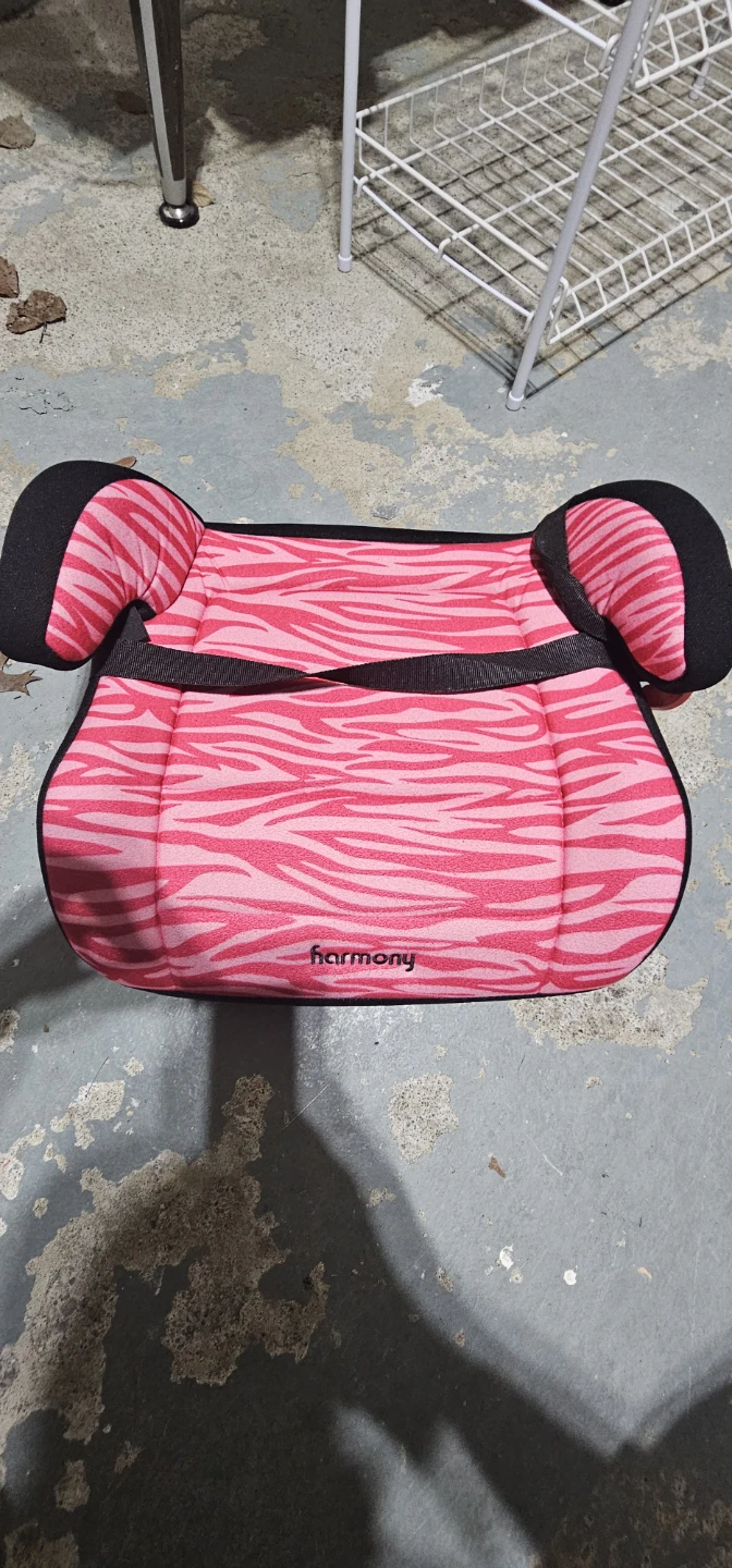 Harmony Booster Seat - Pink Zebra