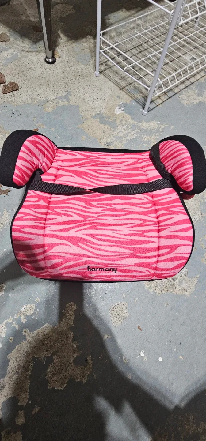 Harmony Booster Seat - Pink Zebra