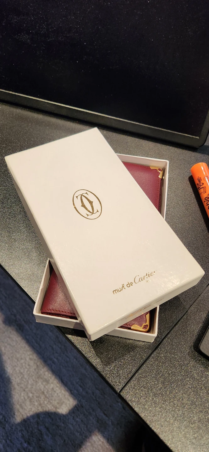 Cartier Burgundy Leather Bifold Wallet - photo 5
