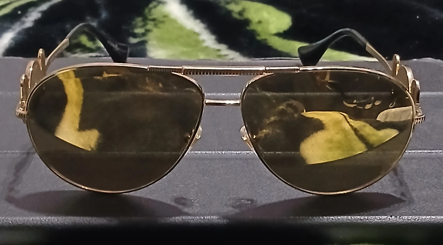 Versace Medusa Aviator Sunglasses Gold - photo 2