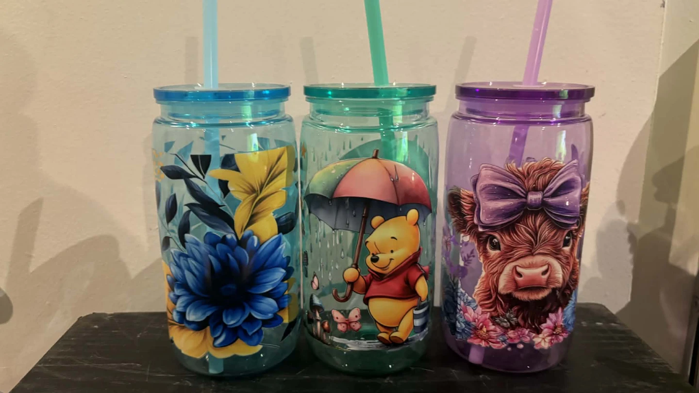 Assorted Themed Tumblers with Straws - photo 4