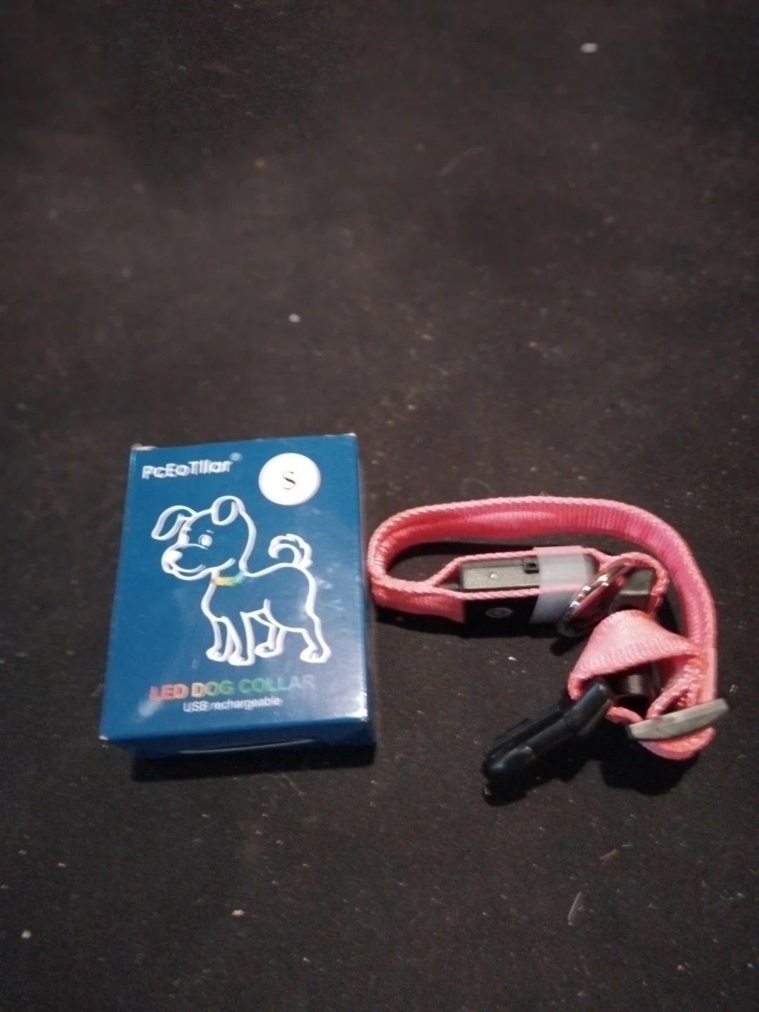 LED Dog Collar - Size S