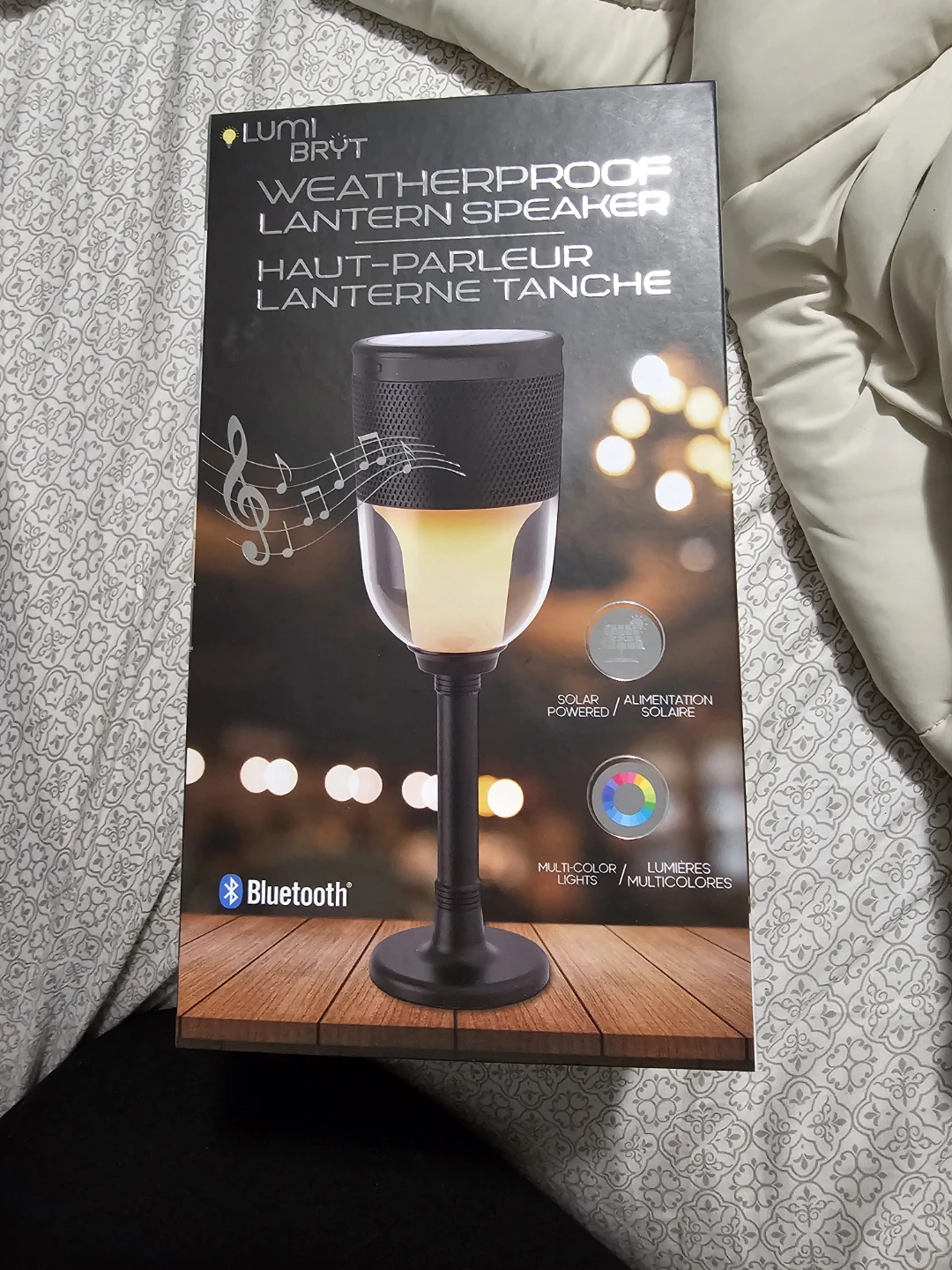 Portable lantern speaker