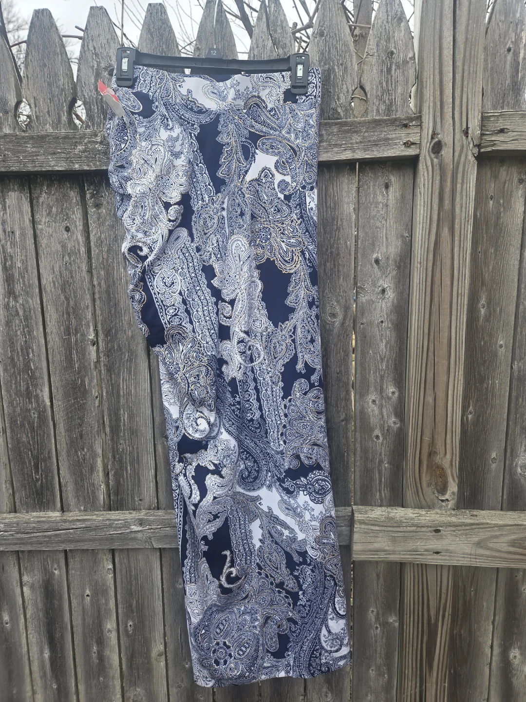 Women's Paisley Print Ruched Maxi Skirt - photo 5