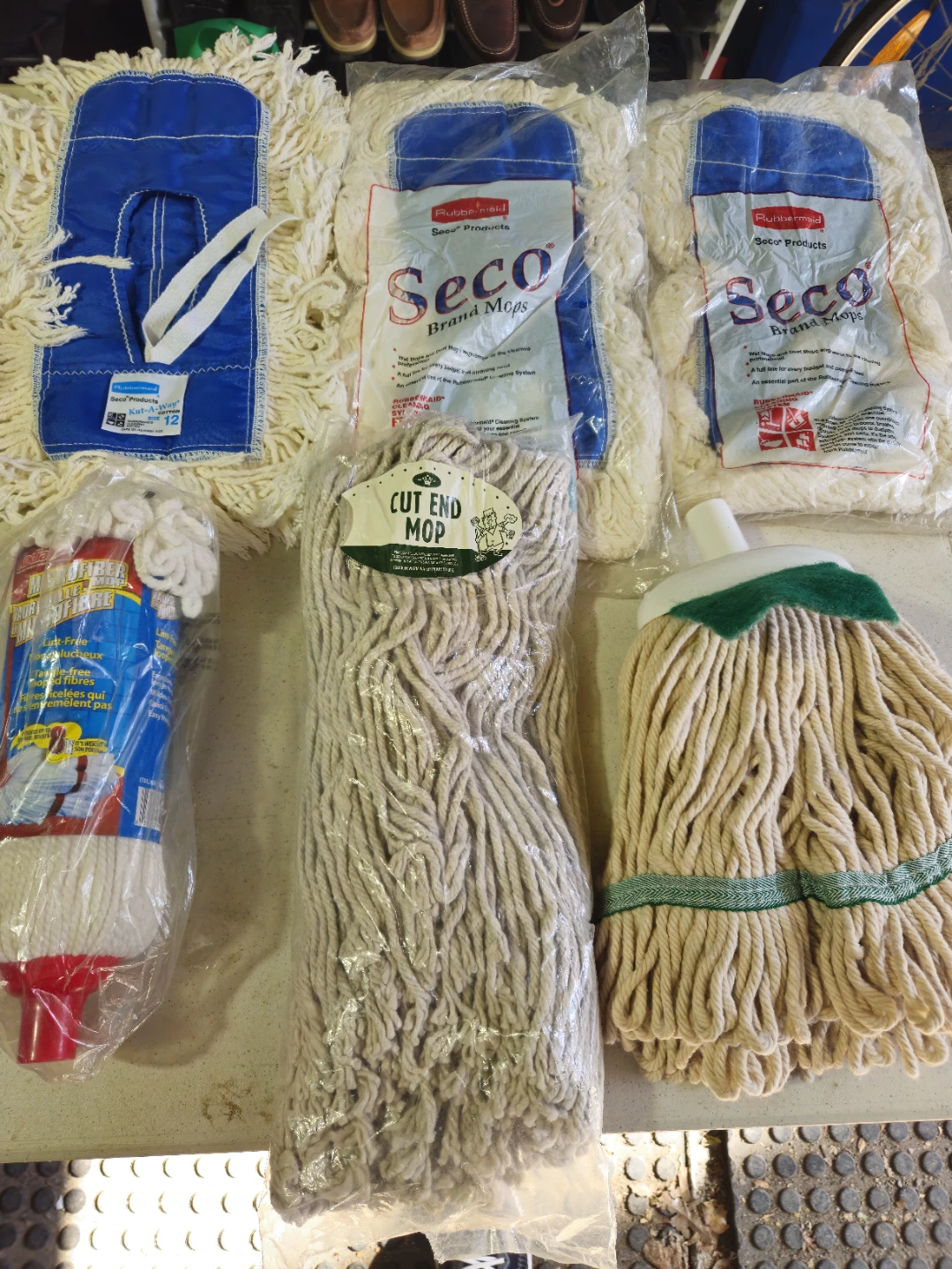 Rubbermaid Seco Brand Mop Heads (Size 12 Cotton)