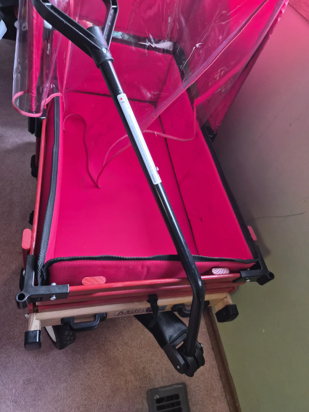 Infant/small toddler ride in wagon