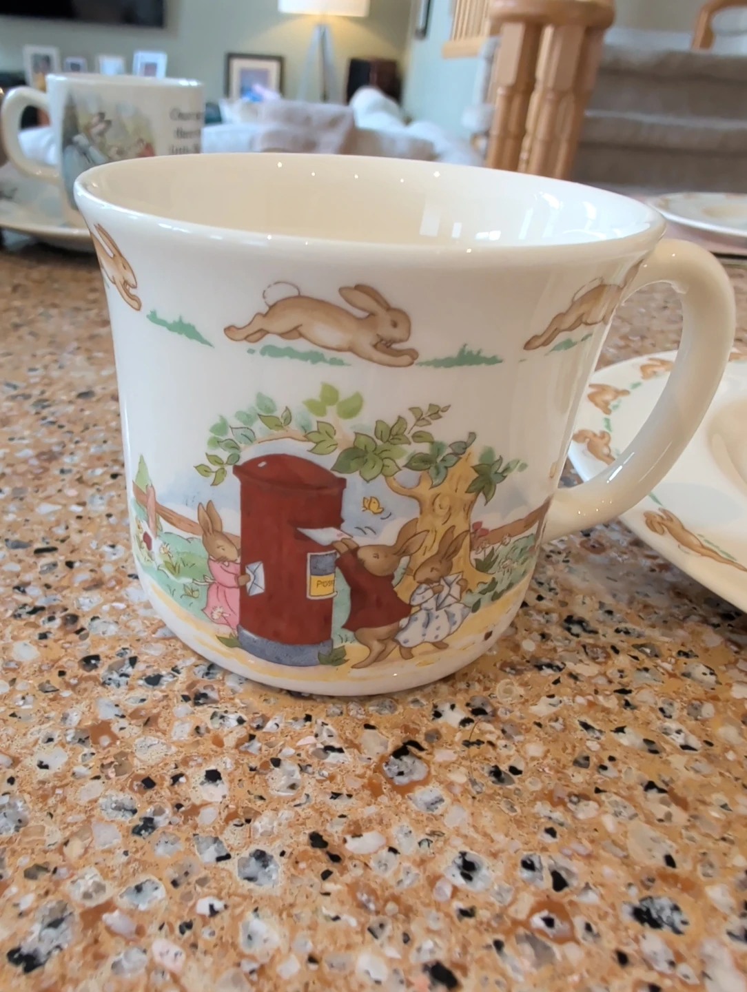 Royal Doulton Bunnykins Bone China Mug and plate - photo 4