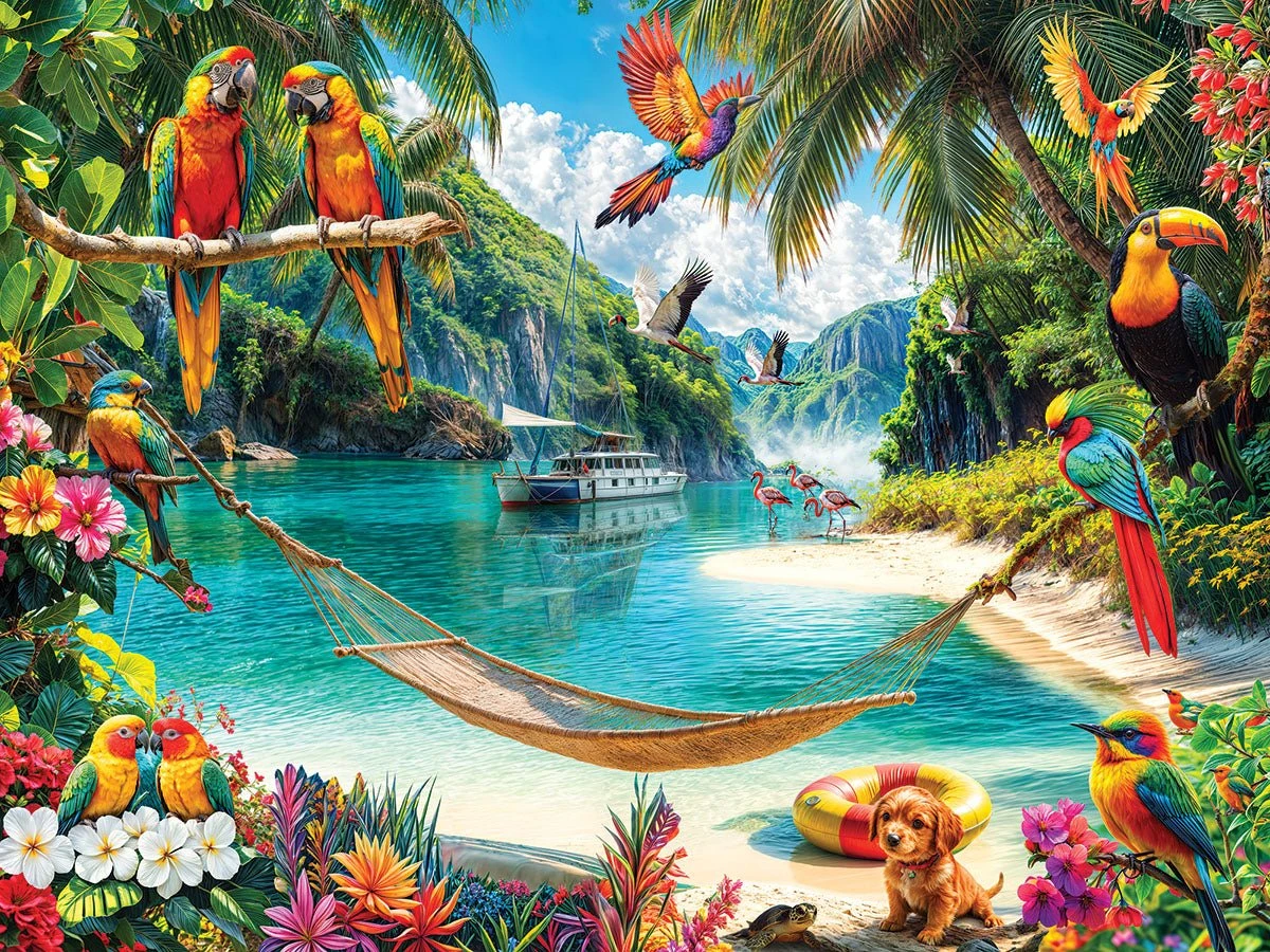 Tropical Beach 500 Piece Jigsaw Puzzle - photo 2