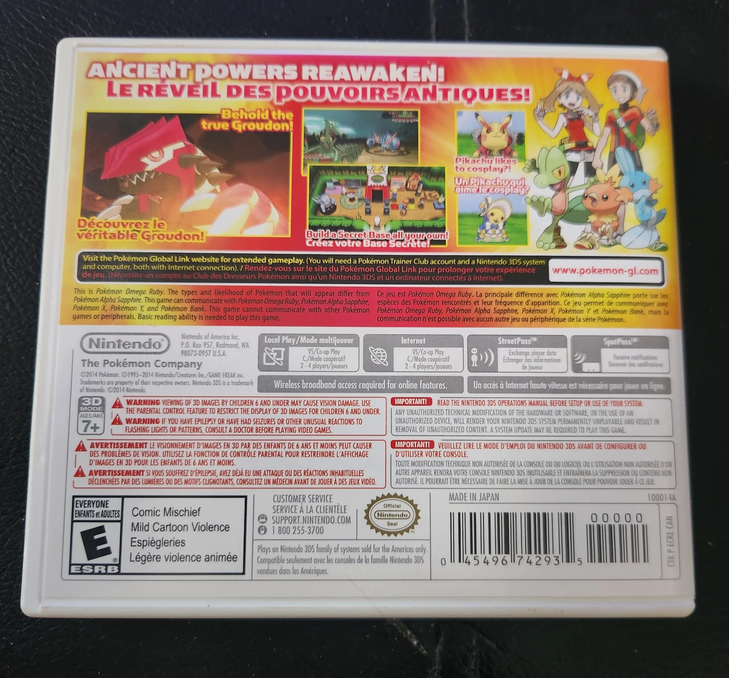 Pokémon Omega Ruby Nintendo 3DS Game With Strategy Guide - photo 2