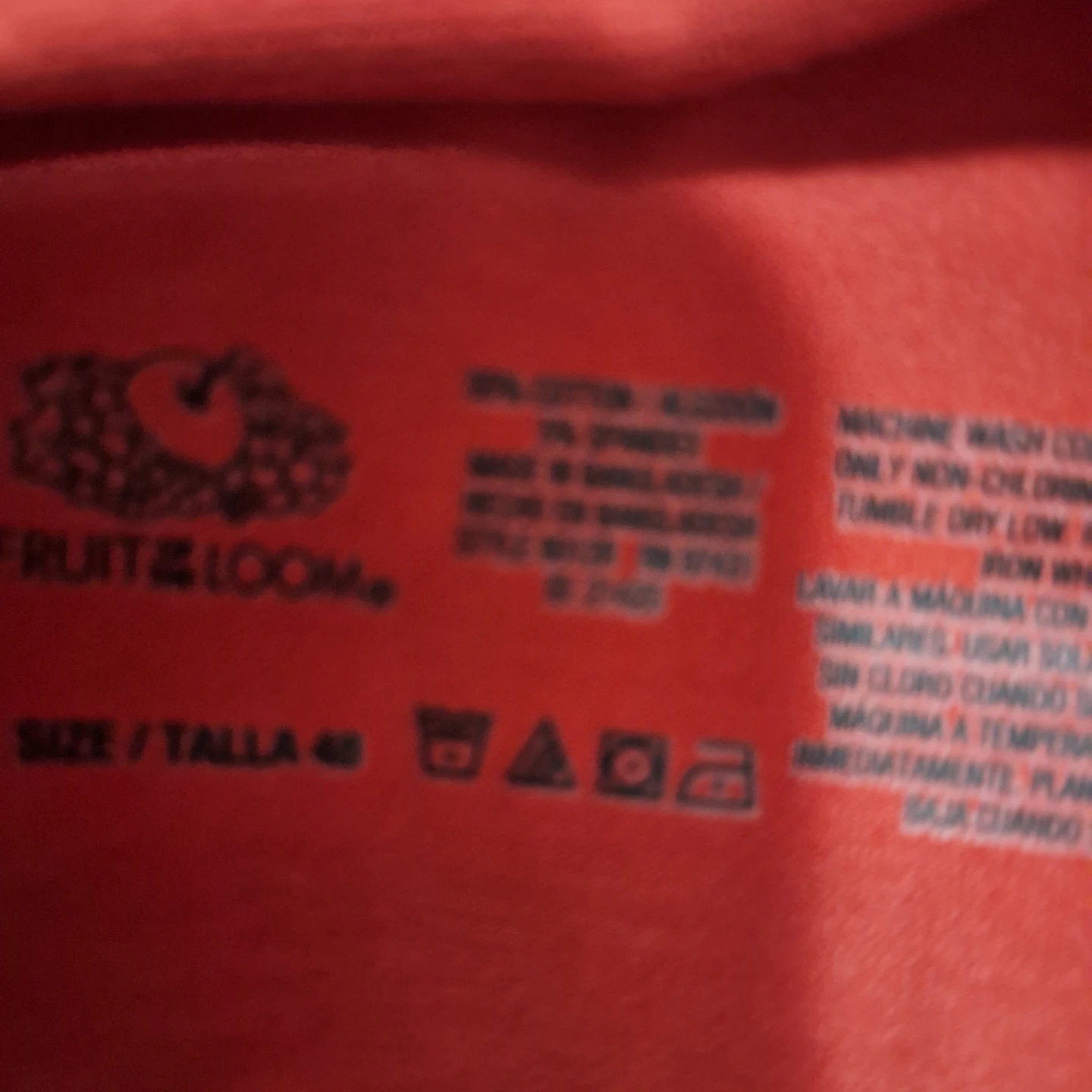 Fruit of the Loom Red Racerback Crop Top - photo 2