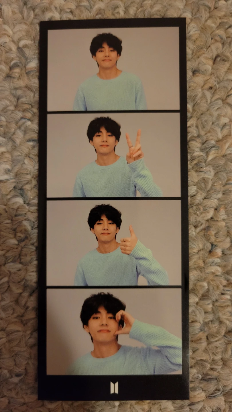 BTS V Photo Strips