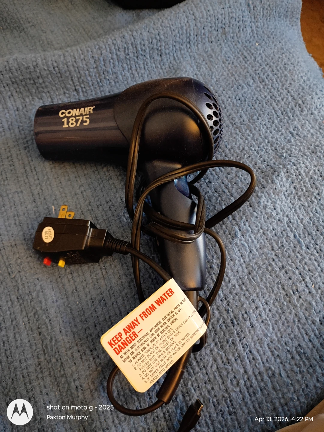 Conair 1875 Hair Dryer - photo 5